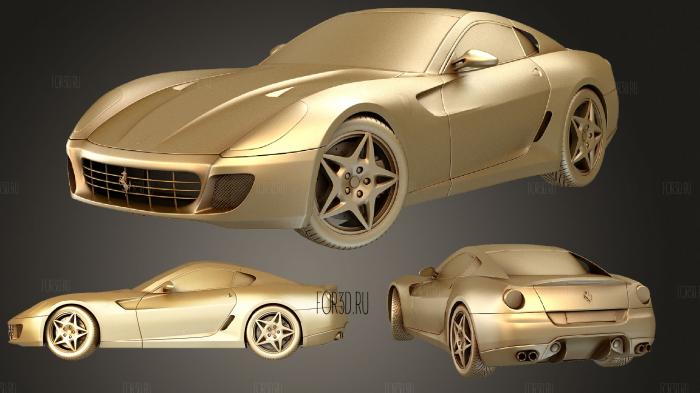 Ferrari car (2) stl model for CNC